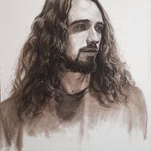 My project in Realistic Portrait with Graphite Pencil course. Projekt z dziedziny Trad, c, jna ilustracja,  Sztuki piękne, Sketching, R, sunek ołówkiem,  R, sunek, Portret, R, sunek realist, czn,  R, sunek art, st, czn, R i sunek anatomiczn użytkownika Anna Abaieva - 19.01.2022