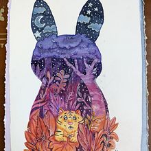 Il mio progetto del corso: Acquerello in negativo per l'illustrazione d'infanzia. Traditional illustration, Painting, Pencil Drawing, Watercolor Painting, Children's Illustration, and Narrative project by lorsino - 01.19.2022