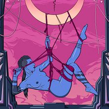 La Lune. Traditional illustration, Character Design, Comic, Drawing, and Digital Illustration project by Héctor Sánchez Azores - 08.23.2019