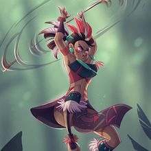 Aztec warrior