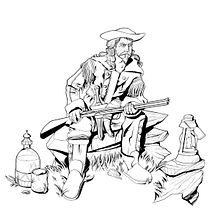 BUFFALO BILL. Traditional illustration, Ink Illustration, Digital Illustration, Digital Drawing, Comic, and Character Design project by Héctor Sánchez Azores - 08.07.2015