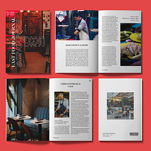 Editorial Design: East Food Journal. Un progetto di Design, Design editoriale, Graphic design e Tipografia di umirayeah - 19.01.2022