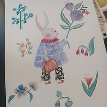 Meu projeto do curso: Criação de aquarelas para ilustração narrativa. Traditional illustration, Watercolor Painting, and Children's Illustration project by danielledhoye - 01.19.2022