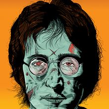 Zomb Lennon. Traditional illustration, Drawing, Digital Illustration, Digital Drawing, and Comic project by Héctor Sánchez Azores - 08.26.2013