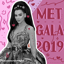 Dua Lipa Met Gala 2019. Design, and Advertising project by Julia Velásquez - 01.18.2022