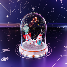 Outer Space Crash. 3D, and 3D Modeling project by Oscar Dario Valencia Bedoya - 01.20.2022