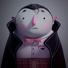 Proyect cop_01. Een project van 3D,  3D-modellering, Ontwerp van personages y Traditionele illustratie van Dennis Rocha - 31.12.2020