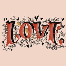 LOVE . % Chiara Bacchini tarafından hazırlanan Harfler, Dijital Harflendirme, 3D Harflendirme, Ve El Yazısı projesi - 01.19.2022