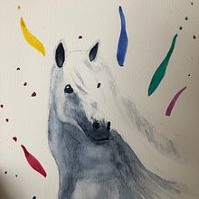 My project in Expressive Animal Portraits in Watercolor course. Traditional illustration, Watercolor Painting, Realistic Drawing, and Naturalistic Illustration project by emilie_leo4 - 01.20.2022
