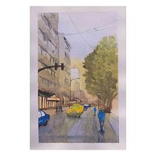 Mi Proyecto del curso: Paisajes urbanos en acuarela. Fine Arts, Watercolor Painting, and Architectural Illustration project by eperez90 - 01.20.2022