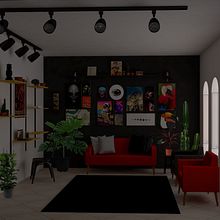 Meu projeto do curso: Decoração afetiva com plantas em interiores - Recepção de estúdio de tatuagem.. Interior Design, L, scape Architecture, Decoration, Interior Decoration, DIY, Floral, Plant Design, and Spatial Design project by Bruna R Zaballa - 01.09.2022