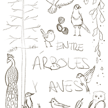Entre Árboles y Aves (Campo Grande de Valladolid). Design, Traditional illustration, Graphic Design, Drawing, Poster Design, and Children's Illustration project by Nathan - 01.20.2022