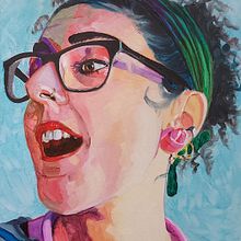 Ritratto di Valentina. Painting, Oil Painting, and Fine Arts project by Viviana Schettini - 01.20.2022