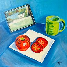 Meu projeto do curso: Pintura a óleo a partir do zero. Projekt z dziedziny  Sztuki piękne,  Malarstwo i Malarstwo olejowe użytkownika Melissa Paes - 20.01.2022