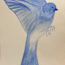 Mon projet du cours : Techniques expérimentales d’aquarelle pour débutants. Un proyecto de Ilustración tradicional, Bellas Artes, Pintura a la acuarela e Ilustración naturalista				 de josianepasquier - 30.01.2022