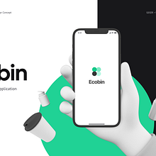 Ecobin - Waste Management Application . % Алиса Логинова tarafından hazırlanan UX / UI projesi - 01.20.2022