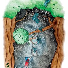 Mon projet du cours : Techniques d’illustration pour débloquer votre créativité. Design, Traditional illustration, Fine Arts, Painting, Creativit, Creating with Kids, and Sketchbook project by chaibcreations - 01.20.2022