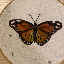 My project in Realistic Embroidery Techniques course. Projekt z dziedziny Trad, c, jna ilustracja,  Haft, Wzornictwo tekst i liów użytkownika vanessarenee - 20.01.2022