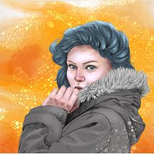Warmer. Un progetto di Illustrazione tradizionale, Illustrazione vettoriale, Illustrazione digitale e Disegno di ritratti di juliedraws - 10.01.2022