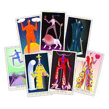 Tarot Cards Reimagined. Ilustração tradicional projeto de Ohni Lisle - 21.01.2022