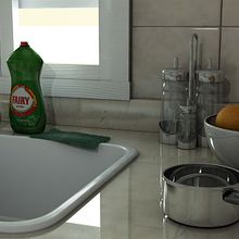 cocina. Design, Traditional illustration, and 3D project by Dani Pérez Aranda - 01.21.2022