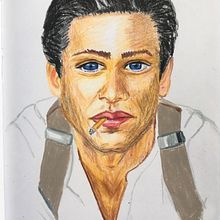 Portrait. Traditional illustration project by Aurélie BRAVIN - 01.21.2022