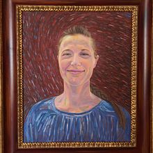 Portrait of a Young Woman. Un proyecto de Pintura al óleo de Florian Clemente - 21.01.2022