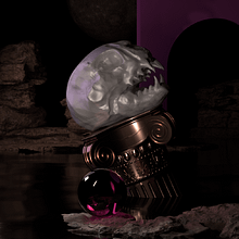 Skulls Collection 2022. Un progetto di Illustrazione tradizionale, 3D, Design, Graphic design e Modellazione 3D di Cristhian Peña - 18.01.2022