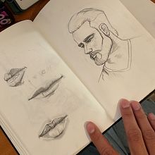 Mi Proyecto del curso: Sketchbook de retrato: explora el rostro humano. Un proyecto de Bocetado, Dibujo, Dibujo de Retrato, Dibujo artístico y Sketchbook de Yosafat Saucedo - 21.01.2022