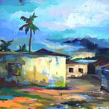 Landschaft. Fine Arts project by Carina Streng - 01.21.2022