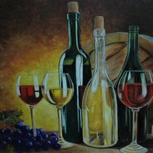 Sofró-Art, Still Life Fine Art,Oil,Oilpastell,Akryl,Watercolor,..Original by Sofró Erzsébet . Seni Rupa, Lukisan, Kreativitas, Lukisan Akrilik, Ilustrasi Botani, Lukisan Min, ak, Dan Lukisan Guas proyek oleh Erzsébet Sofró - 01.22.2022