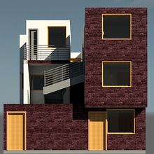 Mi Proyecto del curso: Introducción al dibujo arquitectónico en AutoCAD. Un proyecto de Arquitectura, Arquitectura interior, Diseño de interiores, Paisajismo, Ilustración arquitectónica y Visualización arquitectónica de Melissa Mendez - 20.01.2022