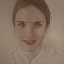 My project in Illustrated Portrait in Watercolor course. Un proyecto de Ilustración tradicional, Bellas Artes, Pintura, Dibujo, Dibujo de Retrato, Dibujo artístico y Pintura a la acuarela de anne_babington - 22.01.2022