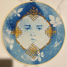 My project in Bluework: Combine Embroidery and Cyanotype course. Traditional illustration, Arts, Crafts, Fine Arts, Paper Craft, Printing, Embroider, DIY, Textile Printing, and Textile Design project by lenira.gorbunova - 01.22.2022