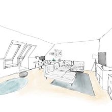 Anna's house. Traditional illustration, Drawing, Design, Architecture, Arts, and Crafts project by ninolla - 01.22.2022