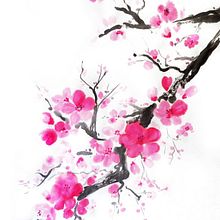 My project in Watercolor Illustration with Japanese Influence course. Projekt z dziedziny Trad, c, jna ilustracja,  R, sunek, Malowanie akwarelą,  Malarstwo,  R, sunek art, st i czn użytkownika Julieth Alexandra Mercado Montero - 21.01.2021