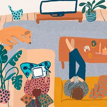 My project in Exploratory Sketchbook: Find Your Drawing Style course. Un proyecto de Ilustración tradicional, Bocetado, Creatividad, Dibujo, Pintura a la acuarela, Sketchbook y Pintura gouache de Anastasia Kuprina - 23.01.2022