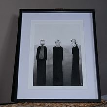 Un trio monochrome. Un proyecto de Ilustración tradicional, Bellas Artes, Dibujo e Ilustración con tinta de Anne-Marie FOURNIER - 21.01.2022