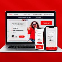 Diseño UI Landings pages operadores. Un proyecto de Diseño, Publicidad, UX / UI, Diseño gráfico y Diseño Web de Grethel Balladares - 23.01.2022