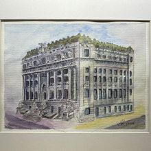 US CUSTOMS HOUSE, NYC. Projekt z dziedziny Sketching,  R, sunek, Malowanie akwarelą,  R, sunek architektoniczn, Sketchbook,  R i sunek atramentem użytkownika ciroattardo - 23.01.2022