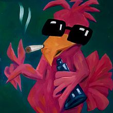 Ölbild Vogel  . % Silvia Eichhoff tarafından hazırlanan Tablo projesi - 01.23.2022