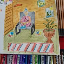 My project in Exploratory Sketchbook: Find Your Drawing Style course Ein Projekt aus dem Bereich Traditionelle Illustration, Skizzenentwurf, Kreativität, Zeichnung, Aquarellmalerei, Sketchbook und Gouachemalerei von Marina - 22.01.2022