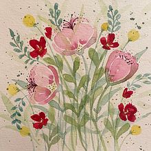 Mi Proyecto del curso: Creación de una composición floral con acuarela. Un progetto di Pittura ad acquerello di Lidia - 22.01.2022