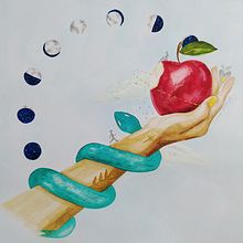 La Manzana. Traditional illustration, Drawing, Sketchbook, and Watercolor Painting project by Dea Garcia - 01.24.2022