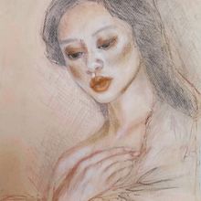 Meu projeto do curso: Retrato clássico: o método de desenho da renascença. Fine Arts, Sketching, Drawing, Portrait Drawing, Realistic Drawing, and Artistic Drawing project by Tatiana Moura - 01.20.2022
