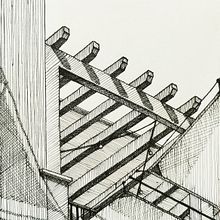 Dibujo - Bocetos - Cross Hatching. Un progetto di Bozzetti, Disegno artistico, Architettura, Design e Sketchbook di Fran Mora - 24.01.2022