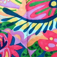 My project in Botanical Patterns in a Sketchbook: Conquer the Blank Page course. Traditional illustration, Pattern Design, Botanical Illustration, and Sketchbook project by Esther Middel - 01.24.2022