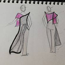 Mi Proyecto del curso: Introducción al diseño de moda. Fashion Design project by Dafne Rosique Fleite - 01.24.2022