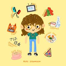 Self Introduction (Kawaii Character Creation Course). Un progetto di Illustrazione tradizionale e Illustrazione digitale di alicestewardson - 24.01.2022