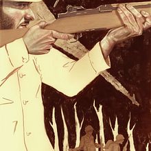 Battlefield V Poster. Traditional illustration, Pencil Drawing, Ink Illustration, Multimedia, Video Games, Poster Design, and Portrait Drawing project by Jesse Scott - 01.24.2022
